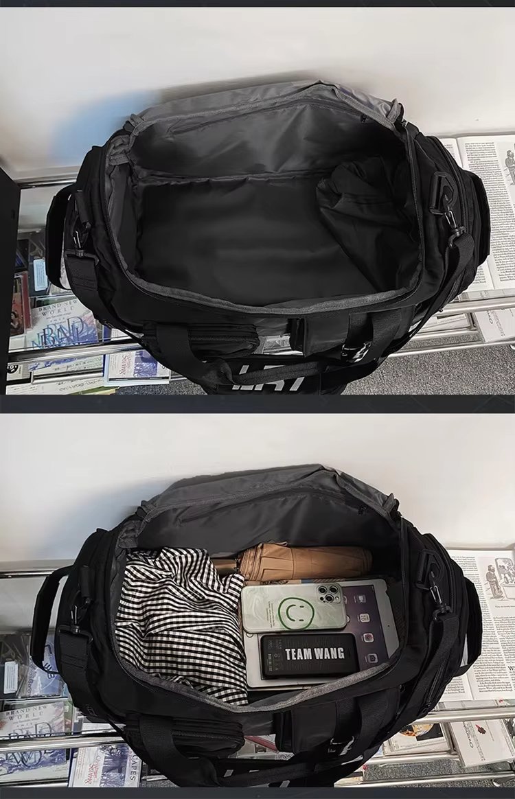 Waterproof Shoe Compartment Nylon Weekend Travel Tote Duffel Bag product detail