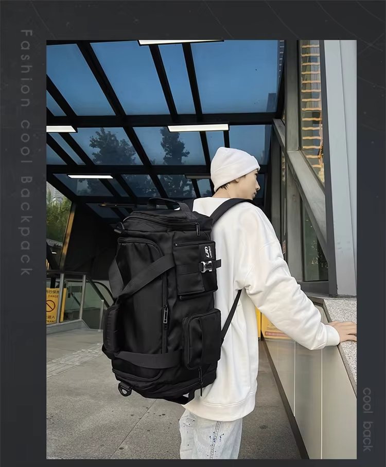 Waterproof Shoe Compartment Nylon Weekend Travel Tote Duffel Bag product detail