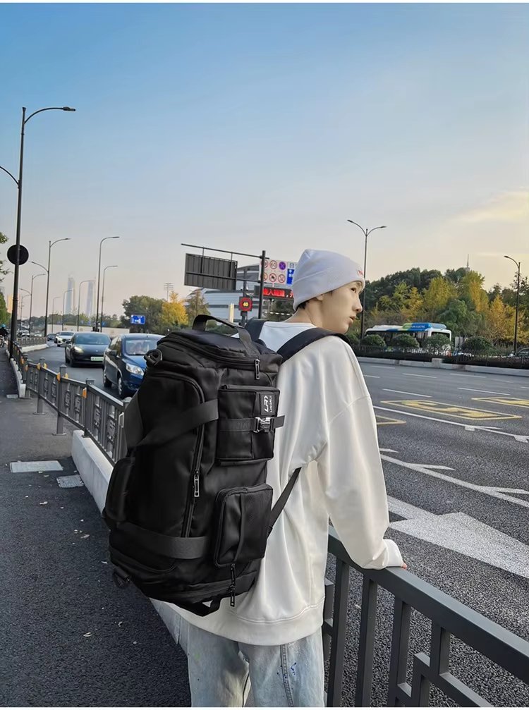 Waterproof Shoe Compartment Nylon Weekend Travel Tote Duffel Bag product detail