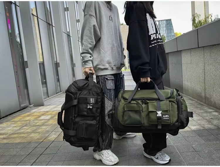 Waterproof Shoe Compartment Nylon Weekend Travel Tote Duffel Bag product detail