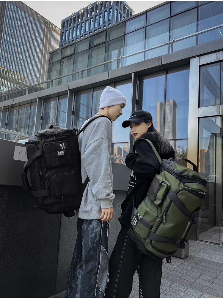 Waterproof Shoe Compartment Nylon Weekend Travel Tote Duffel Bag product detail
