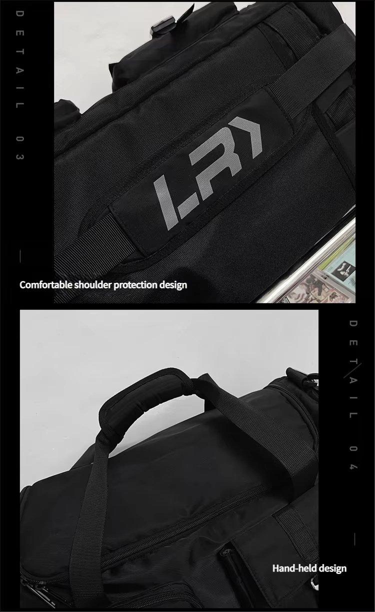 Waterproof Shoe Compartment Nylon Weekend Travel Tote Duffel Bag product detail