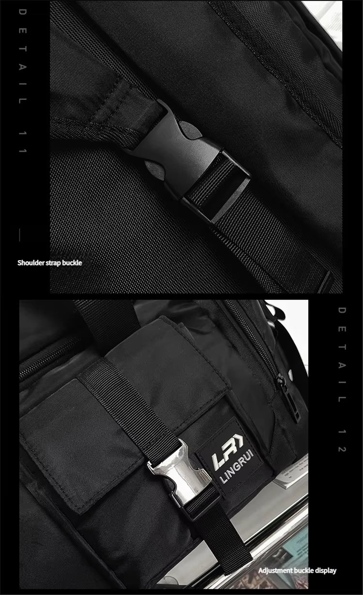 Waterproof Shoe Compartment Nylon Weekend Travel Tote Duffel Bag product detail