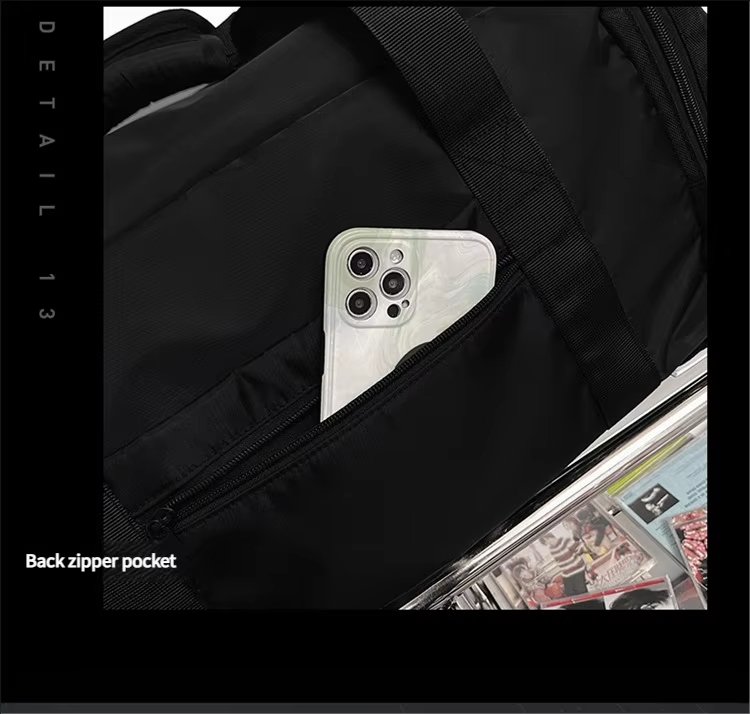 Waterproof Shoe Compartment Nylon Weekend Travel Tote Duffel Bag product detail