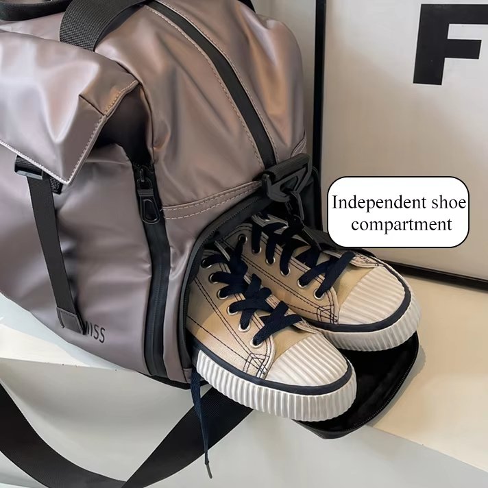 Waterproof Large Capacity Shoe Compartment Gym Sports Travel Travel Tote Bag - product detail