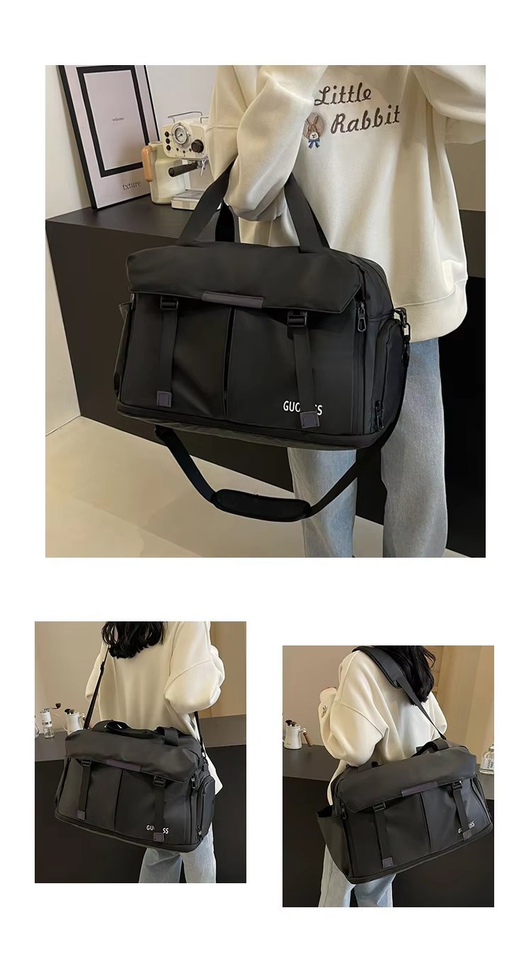 Waterproof Large Capacity Shoe Compartment Gym Sports Travel Travel Tote Bag - product detail