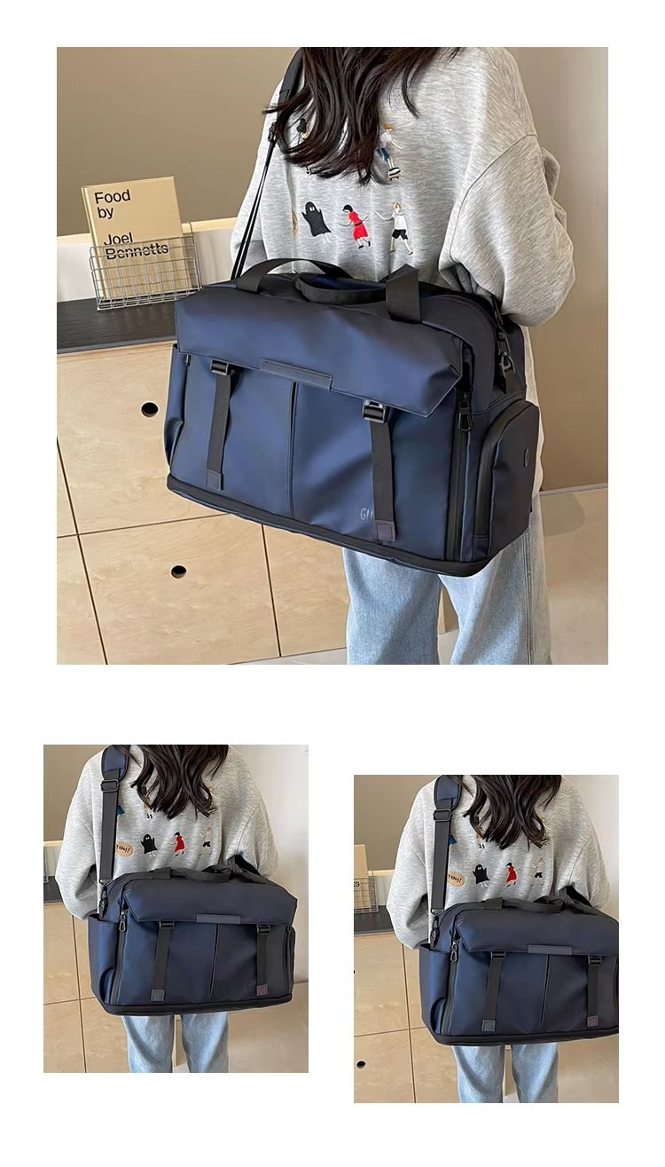 Waterproof Large Capacity Shoe Compartment Gym Sports Travel Travel Tote Bag - product detail