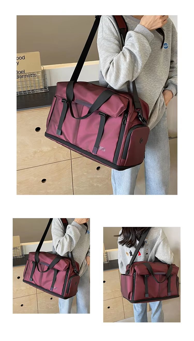 Waterproof Large Capacity Shoe Compartment Gym Sports Travel Travel Tote Bag - product detail
