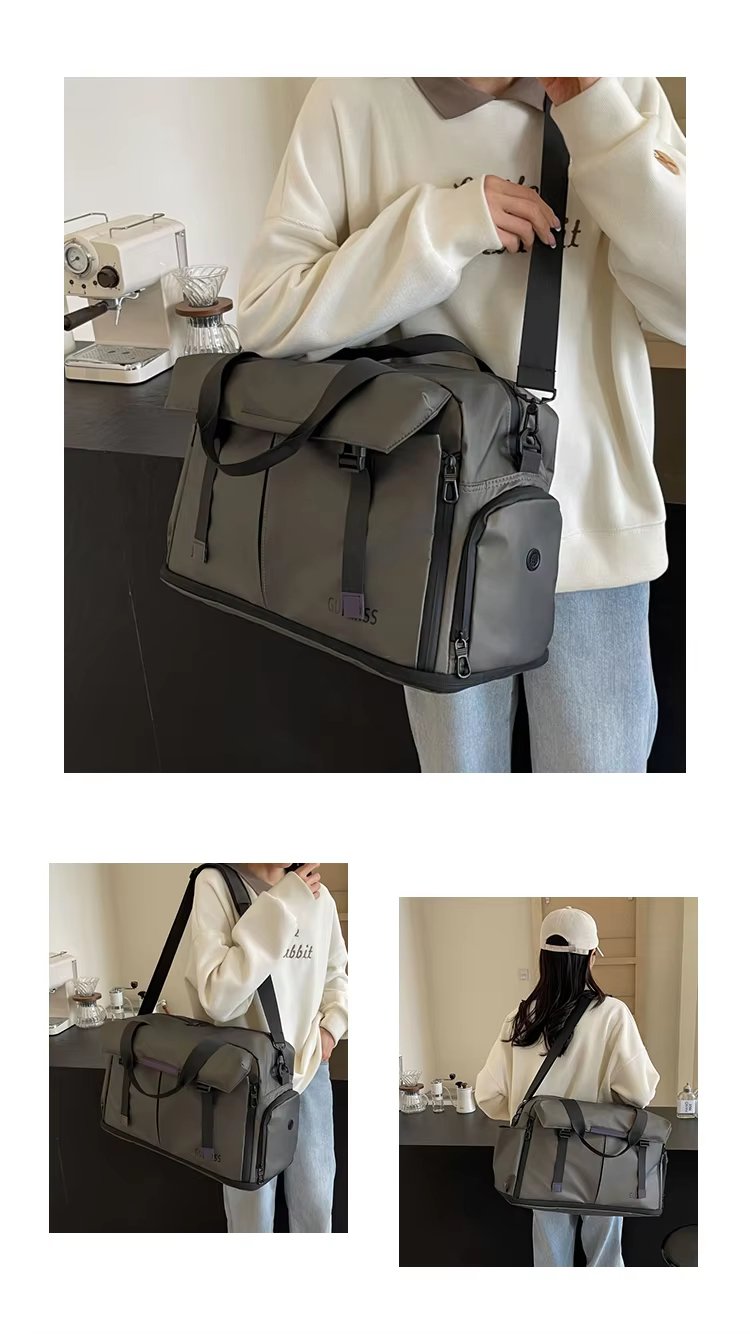 Waterproof Large Capacity Shoe Compartment Gym Sports Travel Travel Tote Bag - product detail