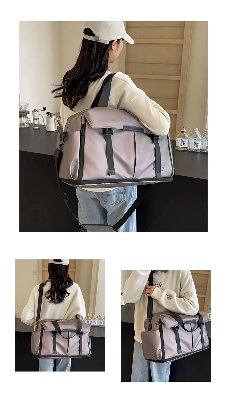 Waterproof Large Capacity Shoe Compartment Gym Sports Travel Travel Tote Bag - product detail