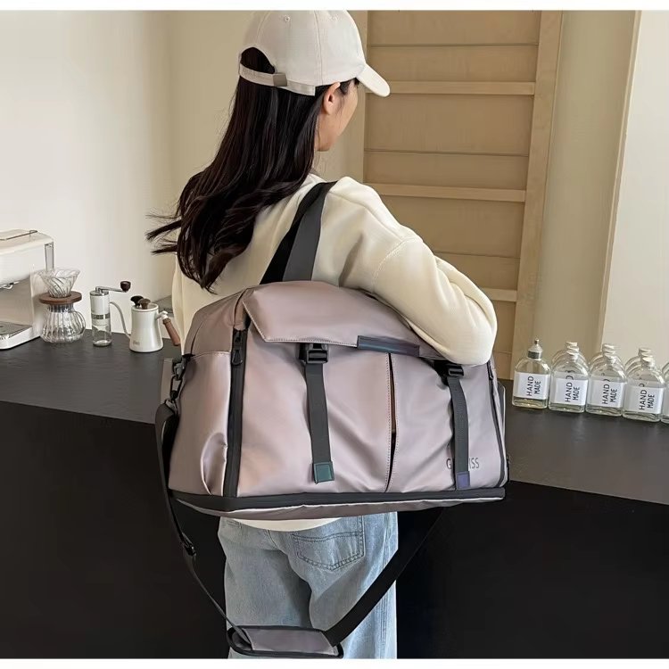 Waterproof Large Capacity Shoe Compartment Gym Sports Travel Travel Tote Bag - product detail