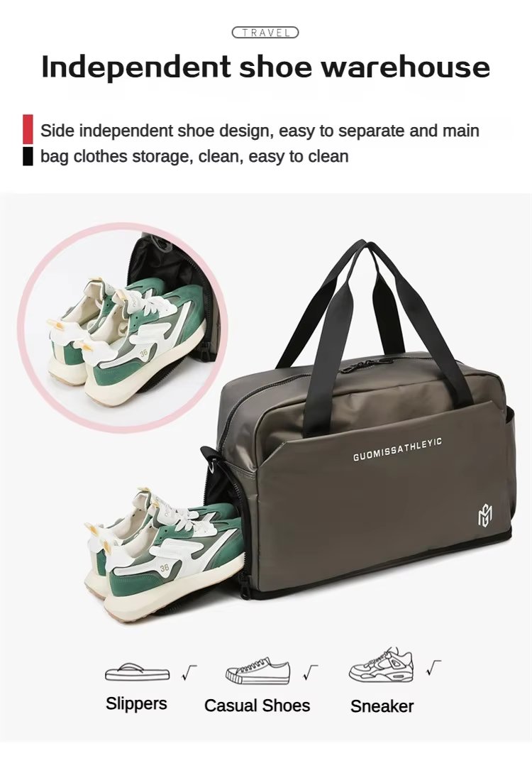 Large Capacity Sport Gym Yoga Bag Duffle Dry Wet Separation Short-Distance Expandable Waterproof Travel Duffel - product detail