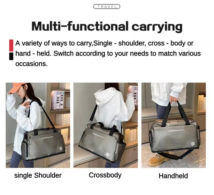 Large Capacity Sport Gym Yoga Bag Duffle Dry Wet Separation Short-Distance Expandable Waterproof Travel Duffel - product detail