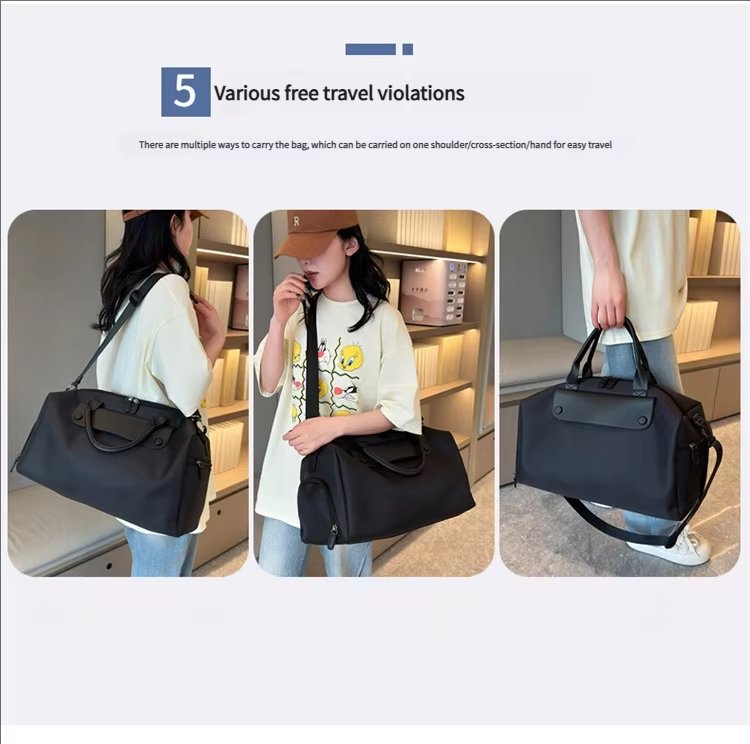 Waterproof Dry Wet Separation Oxford Sports Travel Crossbody Duffel Bag product detail