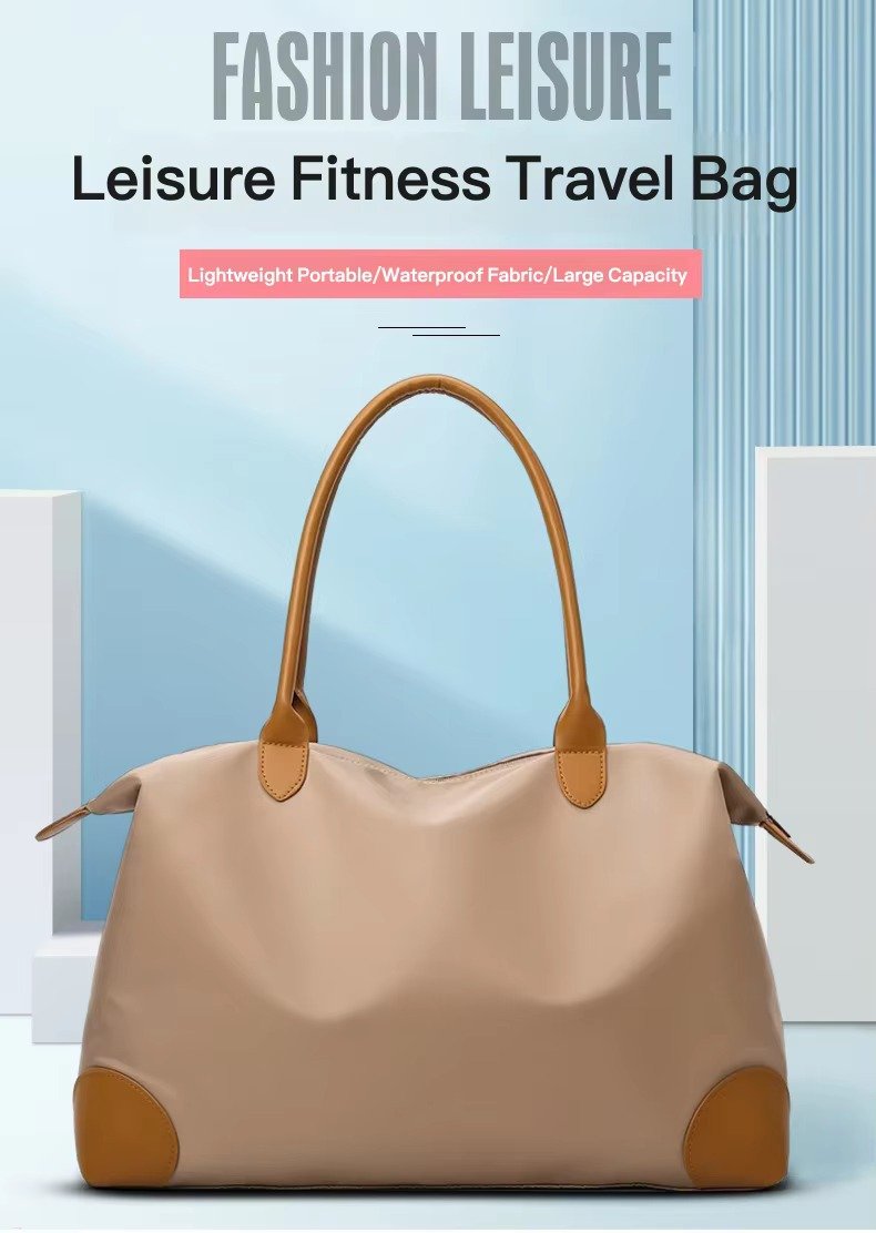 Custom Oxford Weekender Tote Bag for Women – Waterproof Lightweight Travel Gym Handbag product detail