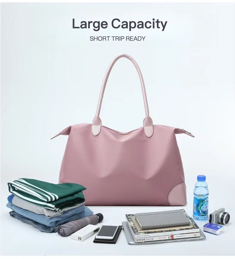 Custom Oxford Weekender Tote Bag for Women – Waterproof Lightweight Travel Gym Handbag product detail