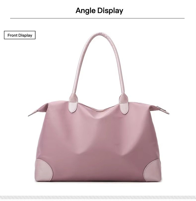 Custom Oxford Weekender Tote Bag for Women – Waterproof Lightweight Travel Gym Handbag product detail