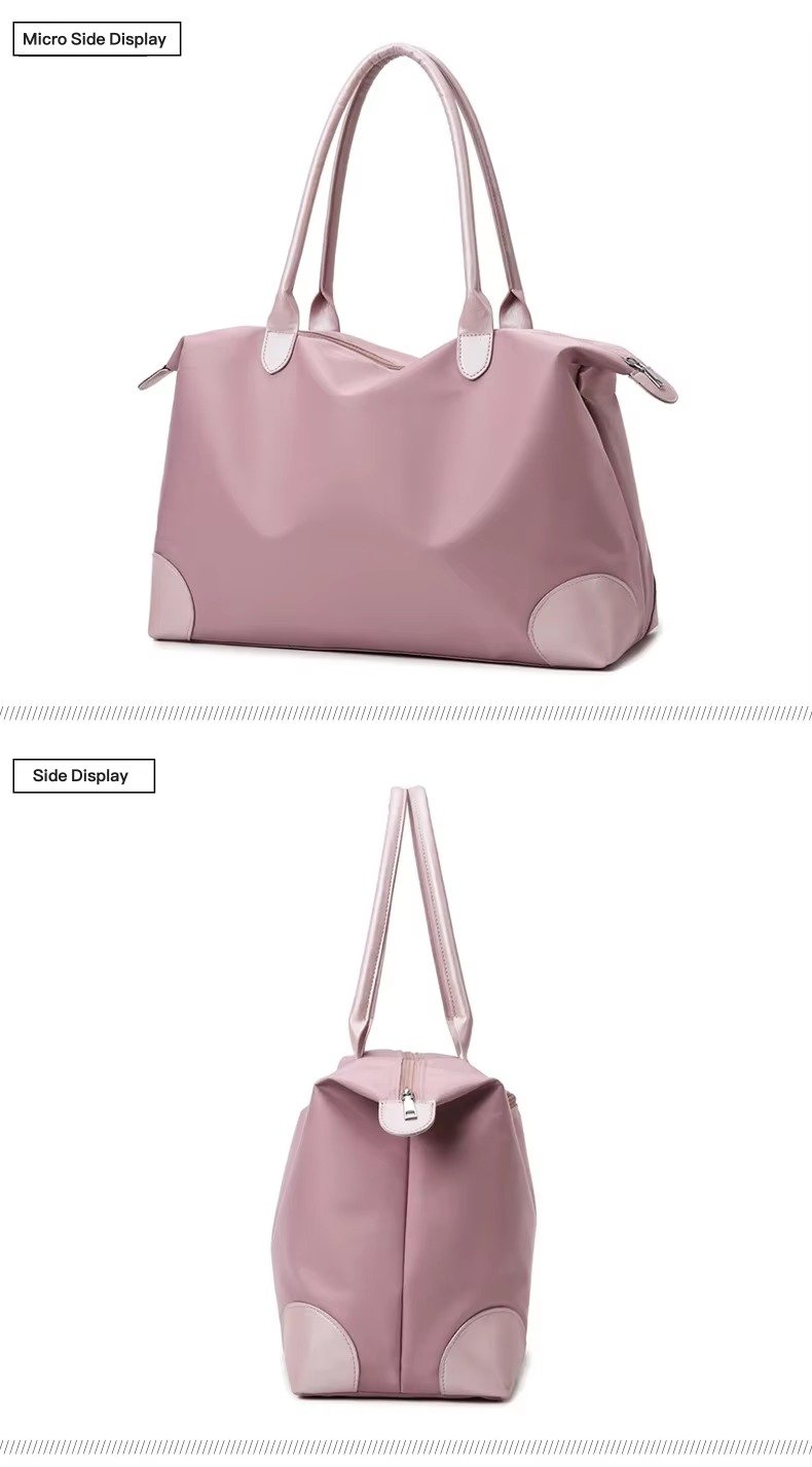 Custom Oxford Weekender Tote Bag for Women – Waterproof Lightweight Travel Gym Handbag product detail