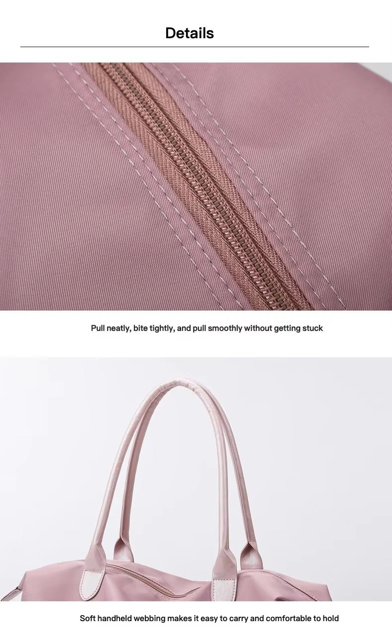 Custom Oxford Weekender Tote Bag for Women – Waterproof Lightweight Travel Gym Handbag product detail