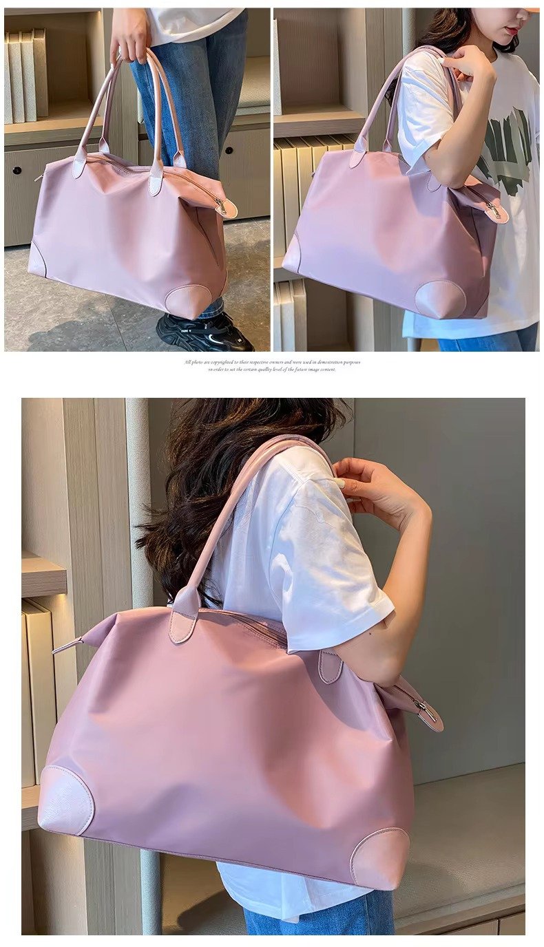 Custom Oxford Weekender Tote Bag for Women – Waterproof Lightweight Travel Gym Handbag product detail
