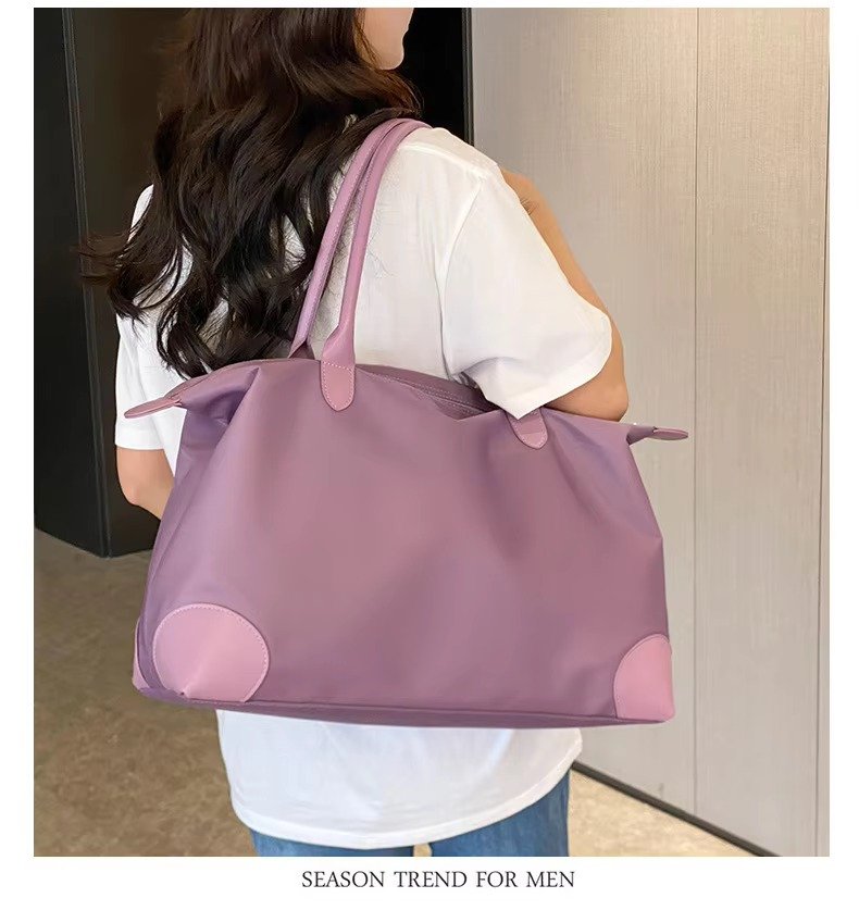 Custom Oxford Weekender Tote Bag for Women – Waterproof Lightweight Travel Gym Handbag product detail
