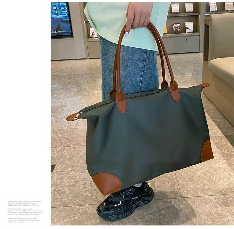 Custom Oxford Weekender Tote Bag for Women – Waterproof Lightweight Travel Gym Handbag product detail