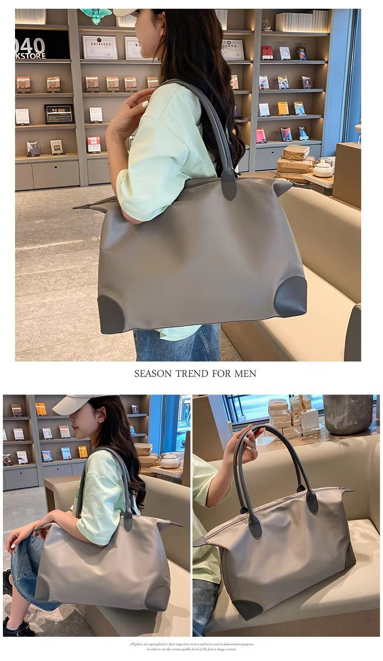 Custom Oxford Weekender Tote Bag for Women – Waterproof Lightweight Travel Gym Handbag product detail