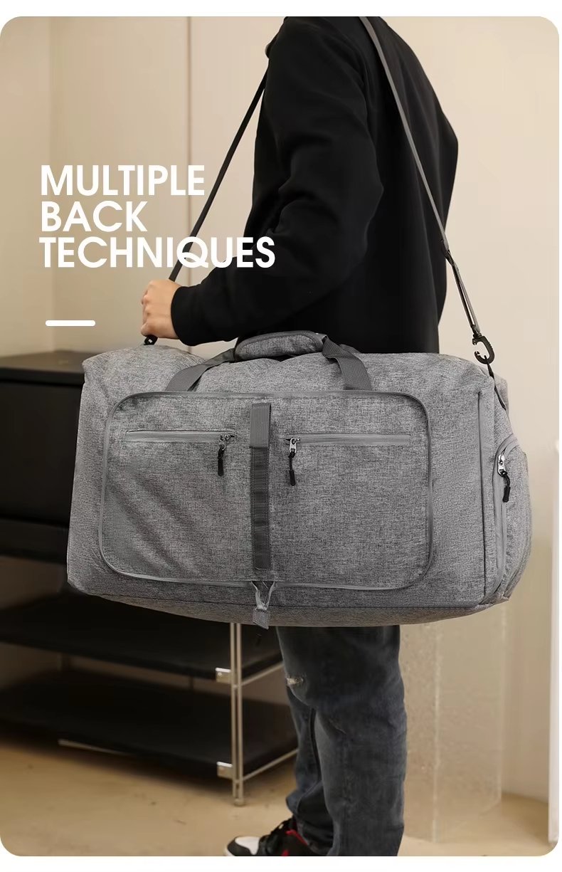 Foldable Nylon Sports Travel Lightweight Duffel Bag product detail