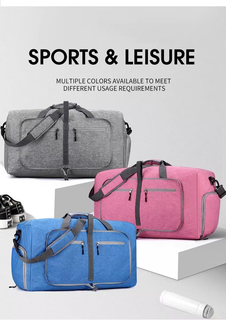 Foldable Nylon Sports Travel Lightweight Duffel Bag product detail