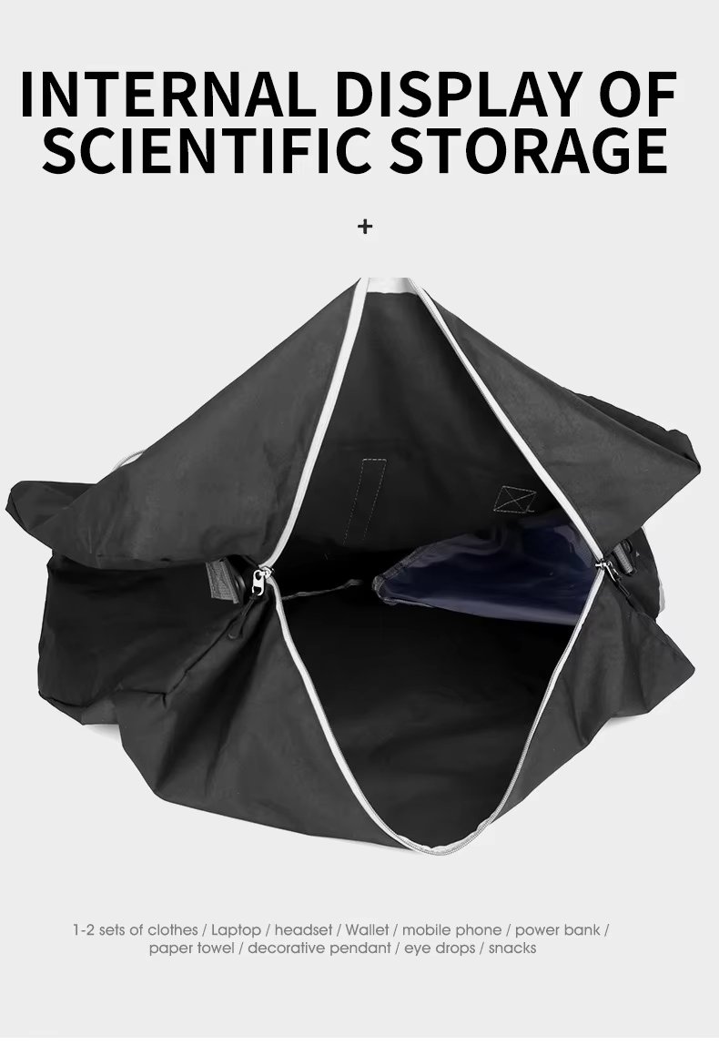 Foldable Nylon Sports Travel Lightweight Duffel Bag product detail