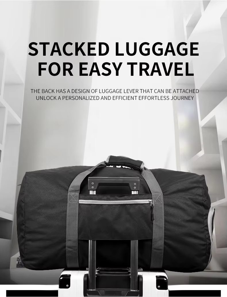 Foldable Nylon Sports Travel Lightweight Duffel Bag product detail