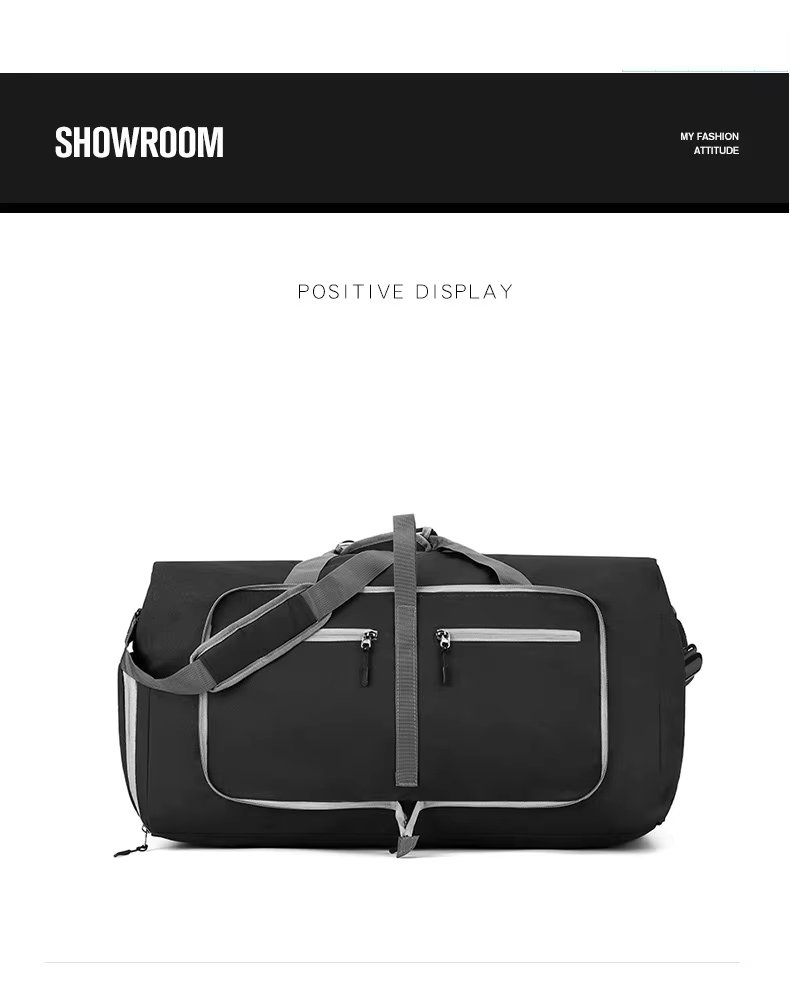 Foldable Nylon Sports Travel Lightweight Duffel Bag product detail