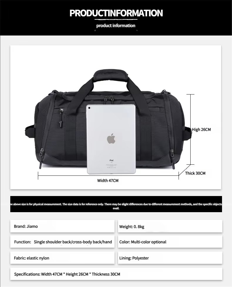 Waterproof Nylon Sports Travel Duffel Bag product detail
