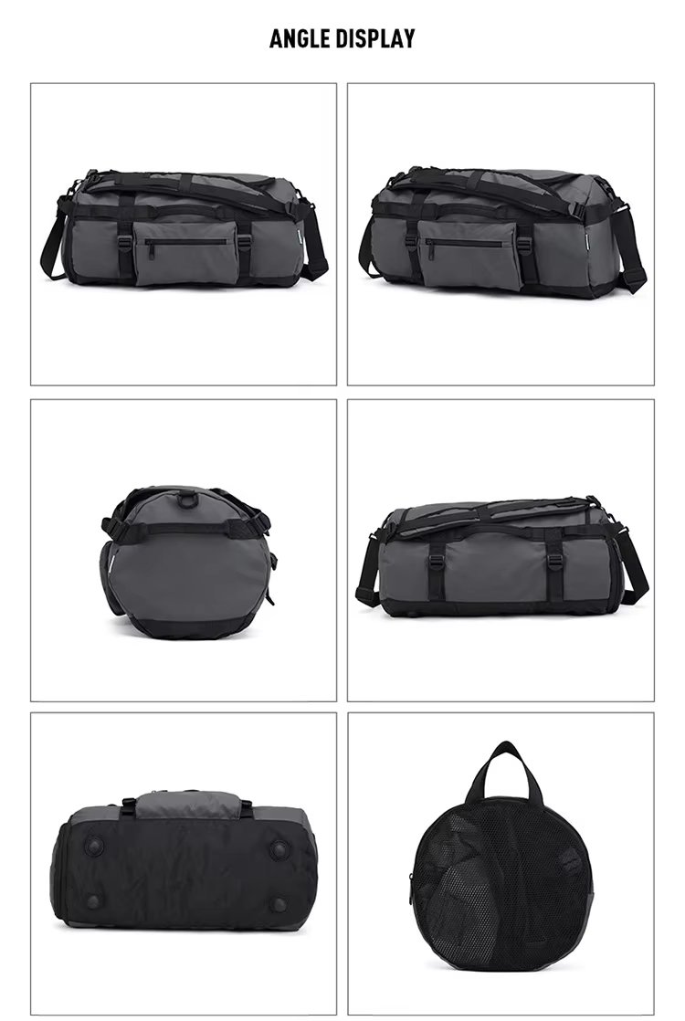 Waterproof Large Capacity Foldable Dry Wet Separation Shoe Compartment Lightweight Duffel Backpack - product detail