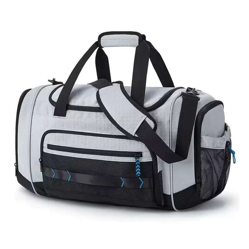 Sports Gym Training Duffle Bag Lightweight Weekend Overnight Travel Duffel Bag Workout Carry On Bag with Shoe Compartment detail image