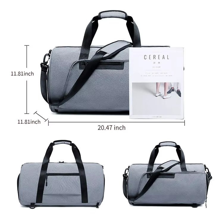 Large Capacity Shoe Compartment Weekender Gym Sports Travel Duffel Backpack - product detail