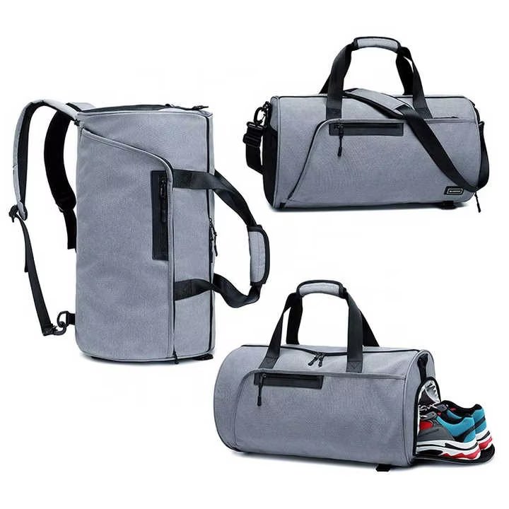 Large Capacity Shoe Compartment Weekender Gym Sports Travel Duffel Backpack - product detail