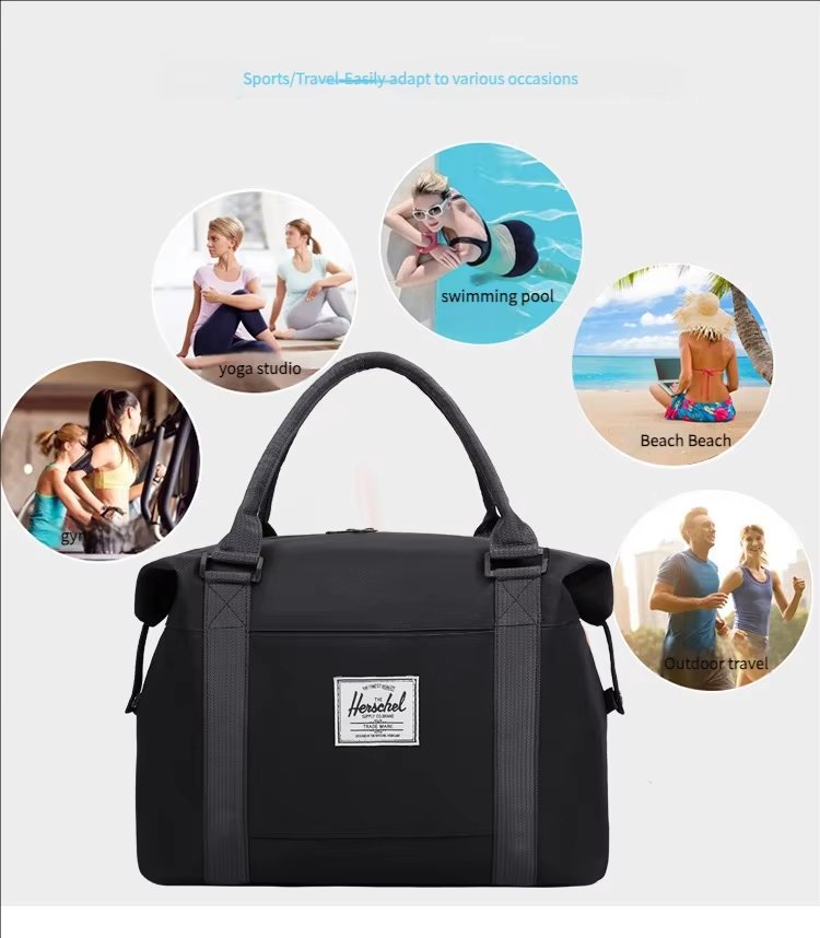 Waterproof Large Capacity Shoe Compartment Lightweight Gym Sports Travel Tote Bag - product detail