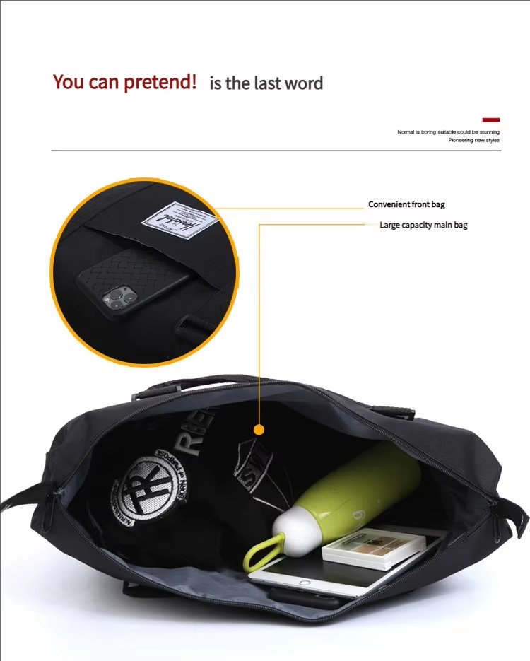 Waterproof Large Capacity Shoe Compartment Lightweight Gym Sports Travel Tote Bag - product detail