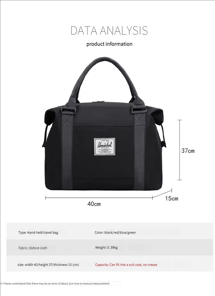 Waterproof Large Capacity Shoe Compartment Lightweight Gym Sports Travel Tote Bag - product detail