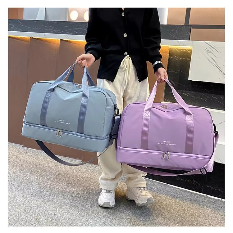 Waterproof Large Capacity Shoe Compartment Lightweight Multi-function Gym Travel Tote Bag - product detail