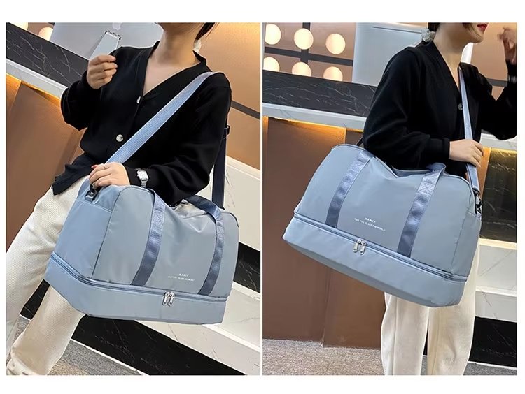 Waterproof Large Capacity Shoe Compartment Lightweight Multi-function Gym Travel Tote Bag - product detail