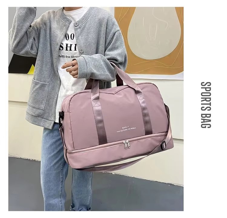 Waterproof Large Capacity Shoe Compartment Lightweight Multi-function Gym Travel Tote Bag - product detail