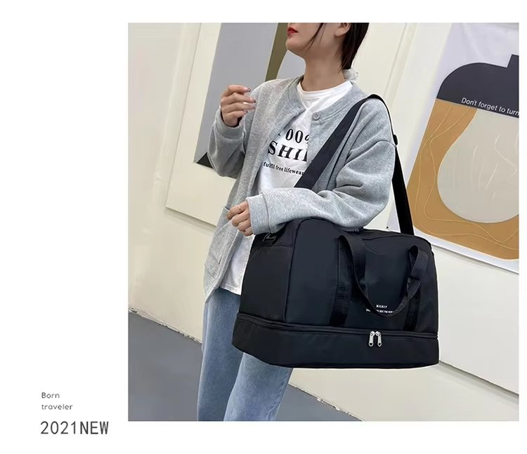 Waterproof Large Capacity Shoe Compartment Lightweight Multi-function Gym Travel Tote Bag - product detail