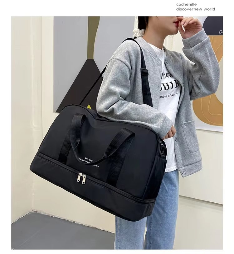Waterproof Large Capacity Shoe Compartment Lightweight Multi-function Gym Travel Tote Bag - product detail
