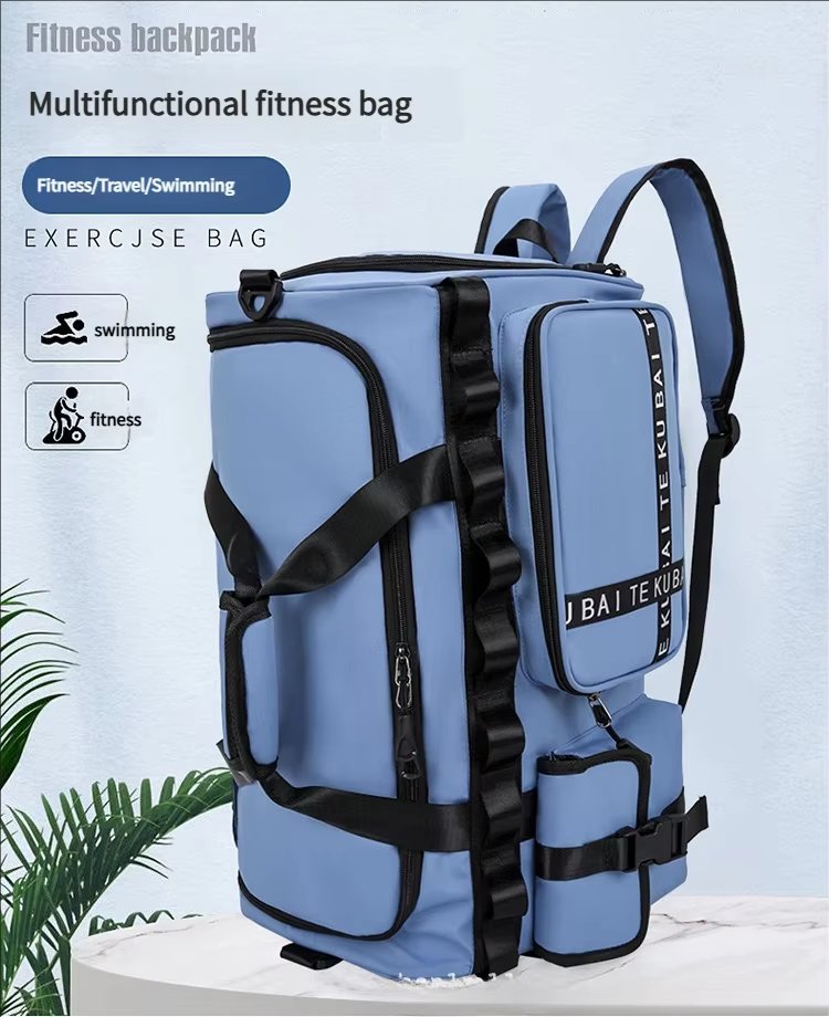 Waterproof Dry Wet Separation Oxford Sports Travel Shoulder Duffel Bag product detail