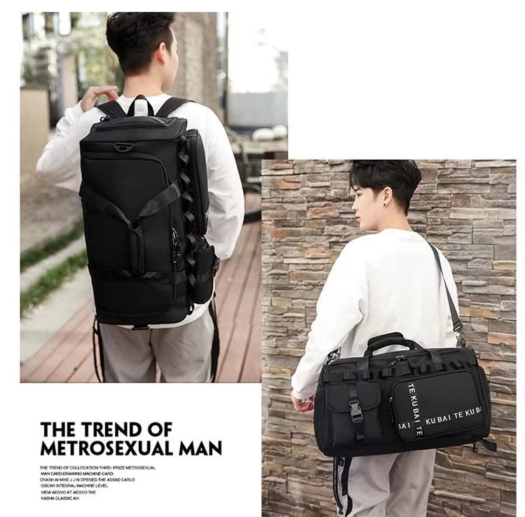 Waterproof Dry Wet Separation Oxford Sports Travel Shoulder Duffel Bag product detail