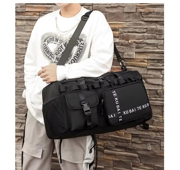 Waterproof Dry Wet Separation Oxford Sports Travel Shoulder Duffel Bag product detail