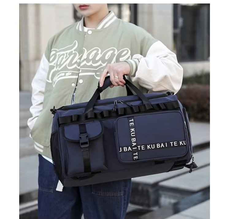 Waterproof Dry Wet Separation Oxford Sports Travel Shoulder Duffel Bag product detail