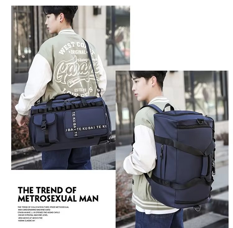 Waterproof Dry Wet Separation Oxford Sports Travel Shoulder Duffel Bag product detail